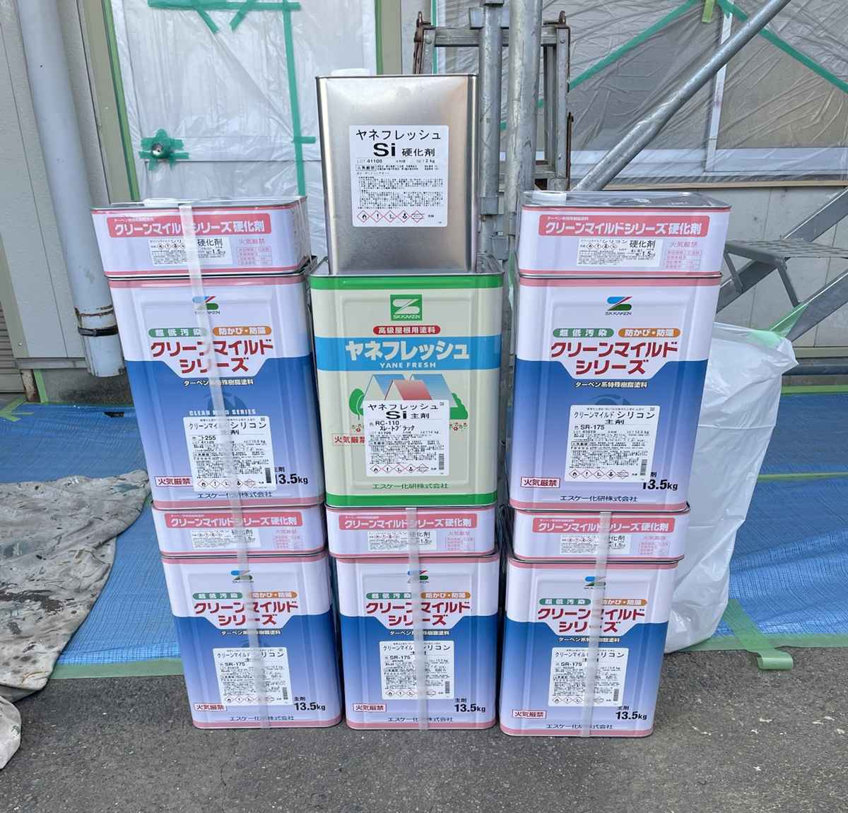 塗料の種類で金額が変わる